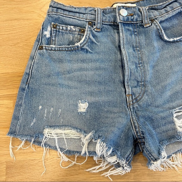 Reformation Dixie High Rise Jean Shorts - Picture 6 of 9